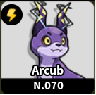 Arcub Evomon creature