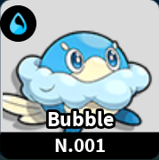 Bubble Evomon creature
