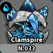 Clamspire Evomon creature