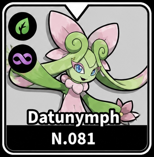 Datunymph Evomon creature