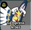 Gempress Evomon creature