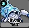 Glacone Evomon creature
