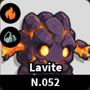 Lavite Evomon creature