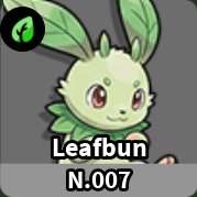 Leafbun Evomon creature