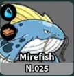 Mirefish Evomon creature