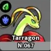 Tarragon Evomon creature
