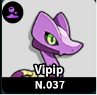 Vipip Evomon creature