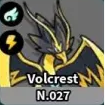 Volcrest Evomon creature