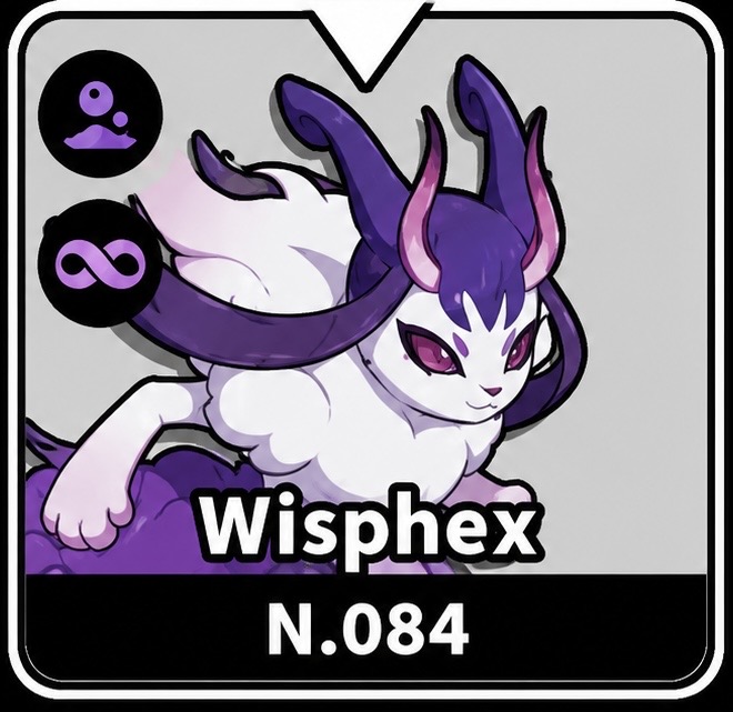 Wisphex Evomon creature