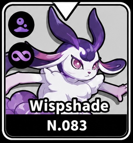 Wispshade Evomon creature
